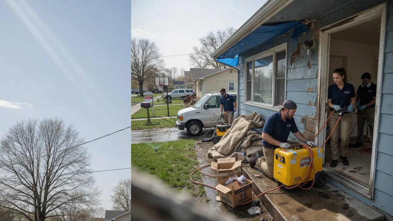 Basement Flood Cleanup in Sugar Grove, OH near me